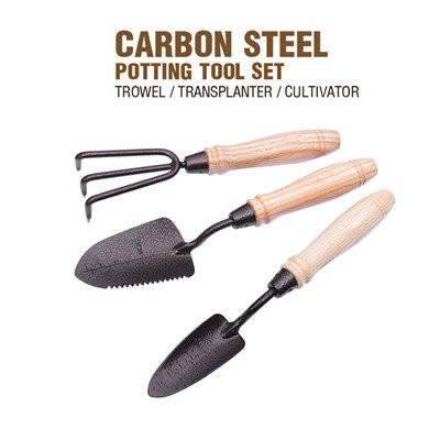 Garden transplanter trowel set