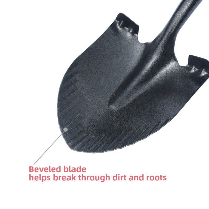 Carbon steel blade garden digging shovel