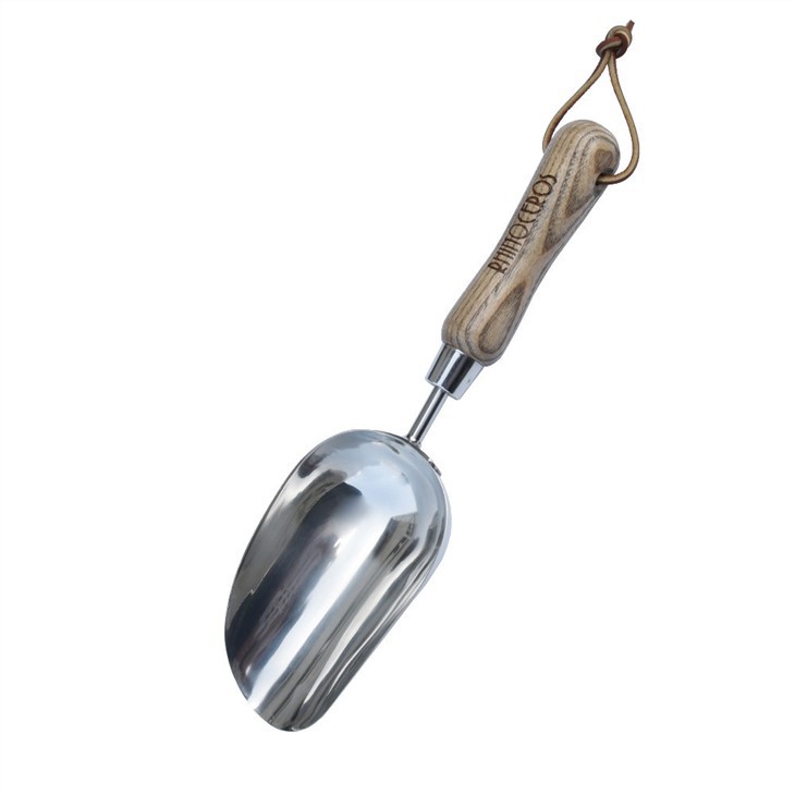 Ryðfríu stáli garði skopi