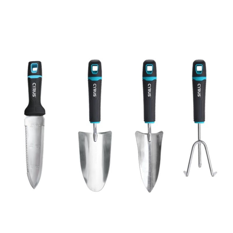 4 hluta garðverkfærasett